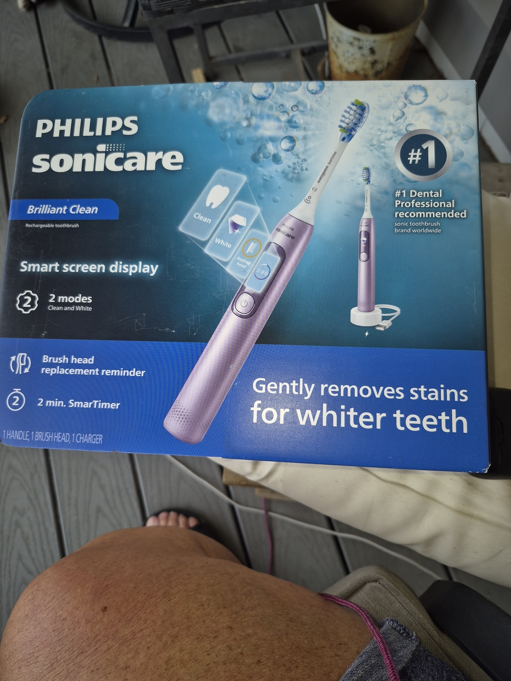Philips Sonicare Electric Toothbrush - Pink (Brilliant Clean)